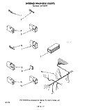 WIRING HARNESS Diagram and Parts List for SHF7884P1  Whirlpool Dishwasher