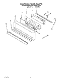 CONTROL PANEL, LIT/OPTIONAL Diagram and Parts List for KEMS377YBL0  KitchenAid Wall Oven