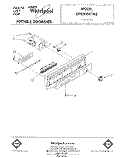 CONTROL PANEL Diagram and Parts List for DP8500XTN2  Whirlpool Dishwasher