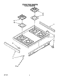 Part Location Diagram of 4371563 Whirlpool CAP-PANEL