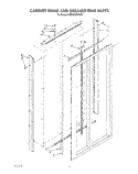 CABINET TRIMS AND BREAKER TRIM Diagram and Parts List for KSSS36DWX00  KitchenAid Refrigerator