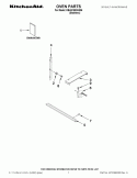 OVEN PARTS Diagram and Parts List for KBHS109SSS06  KitchenAid Microwave