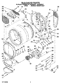 Part Location Diagram of W10179730 Whirlpool HOSE