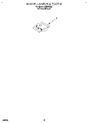 MISCELLANEOUS Diagram and Parts List for DU8500XB0  Whirlpool Dishwasher