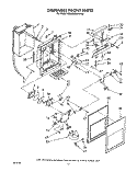 DISPENSER FRONT Diagram and Parts List for KSRS22DWAL02  KitchenAid Refrigerator