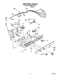 CONTROL Diagram and Parts List for SS22AEXHW00  Whirlpool Refrigerator