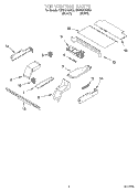 TOP VENTING, OPTIONAL Diagram and Parts List for KEBI101DBL8  KitchenAid Wall Oven