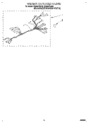 WIRING HARNESS, OPTIONAL Diagram and Parts List for RB260PXBB0  Whirlpool Wall Oven