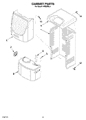 Part Location Diagram of WP1172075 Whirlpool Dehumidifier Float