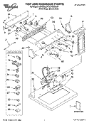 Part Location Diagram of LIT8535824 Whirlpool Literature Parts (Sheet, Cycle Feature (For Model YLEQ5000KW1))