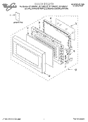 Part Location Diagram of 8172086 Whirlpool FRAME-DOOR