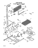 UNIT Diagram and Parts List for ET20PKXXW00  Whirlpool Refrigerator