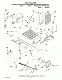 UNIT PARTS Diagram and Parts List for GSS26C4XXA00  Whirlpool Refrigerator