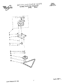 MOTOR AND DRIVE, LITERATURE Diagram and Parts List for GX900QPGQ1  Whirlpool Trash Compactor