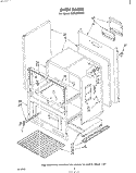 OVEN , LITERATURE Diagram and Parts List for SE953PEKT0  Whirlpool Range