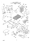 UNIT Diagram and Parts List for TS22AQXGW02  Whirlpool Refrigerator