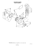 BLOWER Diagram and Parts List for 4KUDA22ST2  KitchenAid Dishwasher