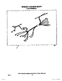 WIRING HARNESS Diagram and Parts List for RB220PXV2  Whirlpool Wall Oven