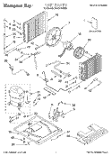 Part Location Diagram of LIT1168108 Whirlpool LITERATURE PARTS (Tech Sheet)