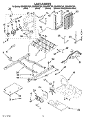 UNIT PARTS Diagram and Parts List for ED2HBEXTQ01  Whirlpool Refrigerator