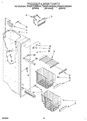 FREEZER LINER Diagram and Parts List for ED22DCXBB00  Whirlpool Refrigerator