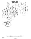 Part Location Diagram of 4158090 Whirlpool Plug, Hole (sold individually, 4 recommended)