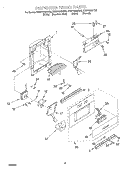 DISPENSER FRONT Diagram and Parts List for KSSP42QHS00  KitchenAid Refrigerator