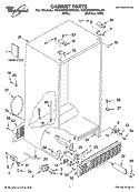 Part Location Diagram of 2255955 Whirlpool Service & Wiring Sheet