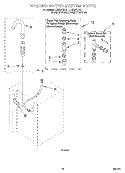 WASHER WATER SYSTEM Diagram and Parts List for LTE5243DQ1  Whirlpool Washer Dryer Combo
