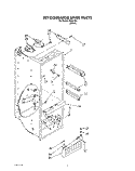 REFRIGERATOR LINER Diagram and Parts List for 3XRA700  Whirlpool Refrigerator