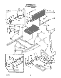 UNIT Diagram and Parts List for ET25DMXXN01  Whirlpool Refrigerator