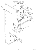 MANIFOLD Diagram and Parts List for FLP320AL1  Roper Range