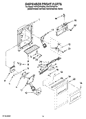 Part Location Diagram of WP2321704 Whirlpool Electronic Control Board