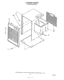 SECTION Diagram and Parts List for AD0252XW0  Whirlpool Dehumidifier
