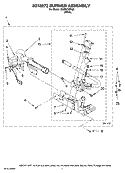8318272 BURNER ASSEMBLY, OPTIONAL PARTS (NOT INCLUDED) Diagram and Parts List for MGD5720TQ0  Maytag Dryer