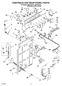 Part Location Diagram of 8543269 Whirlpool KNOB
