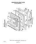 REFRIGERATOR DOOR Diagram and Parts List for ET22MK1LWR1  Whirlpool Refrigerator