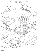 EVAPORATOR, ICE CUTTER GRID AND WATER Diagram and Parts List for EC510WXD0  Whirlpool Ice Maker