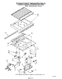 COMPARTMENT SEPARATOR Diagram and Parts List for ET20ZKXWG00  Whirlpool Refrigerator