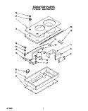SECTION Diagram and Parts List for KGCT025YBL1  KitchenAid Cooktop