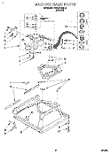 MACHINE BASE Diagram and Parts List for 7RAX5133AL0  Whirlpool Washer