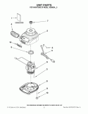 UNIT PARTS Diagram and Parts List for KSB560ACS0  KitchenAid Blender