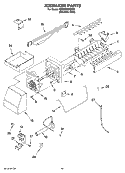 ICEMAKER PARTS Diagram and Parts List for KBRP20ERSS02  KitchenAid Refrigerator