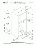 CABINET PARTS Diagram and Parts List for G2IXEFMWQ01  Whirlpool Refrigerator