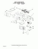 Part Location Diagram of W10210884 Whirlpool COVR-DUCT
