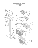 FREEZER LINER Diagram and Parts List for 3XKGN705001  Whirlpool Refrigerator