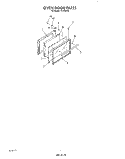 Part Location Diagram of 4336592 Whirlpool Lining, Oven Door