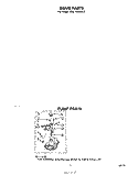 PUMP Diagram and Parts List for CHA1300W0  Whirlpool Washer