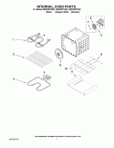 INTERNAL OVEN PARTS Diagram and Parts List for GBD309PVS02  Whirlpool Wall Oven