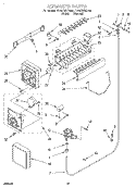 ICEMAKER, LIT/OPTIONAL Diagram and Parts List for ED20TWXDN02  Whirlpool Refrigerator